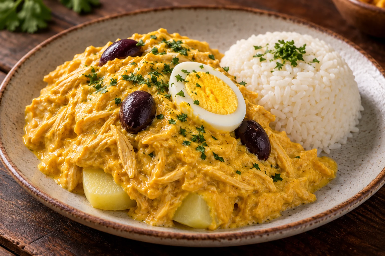 Ají de gallina tradicional